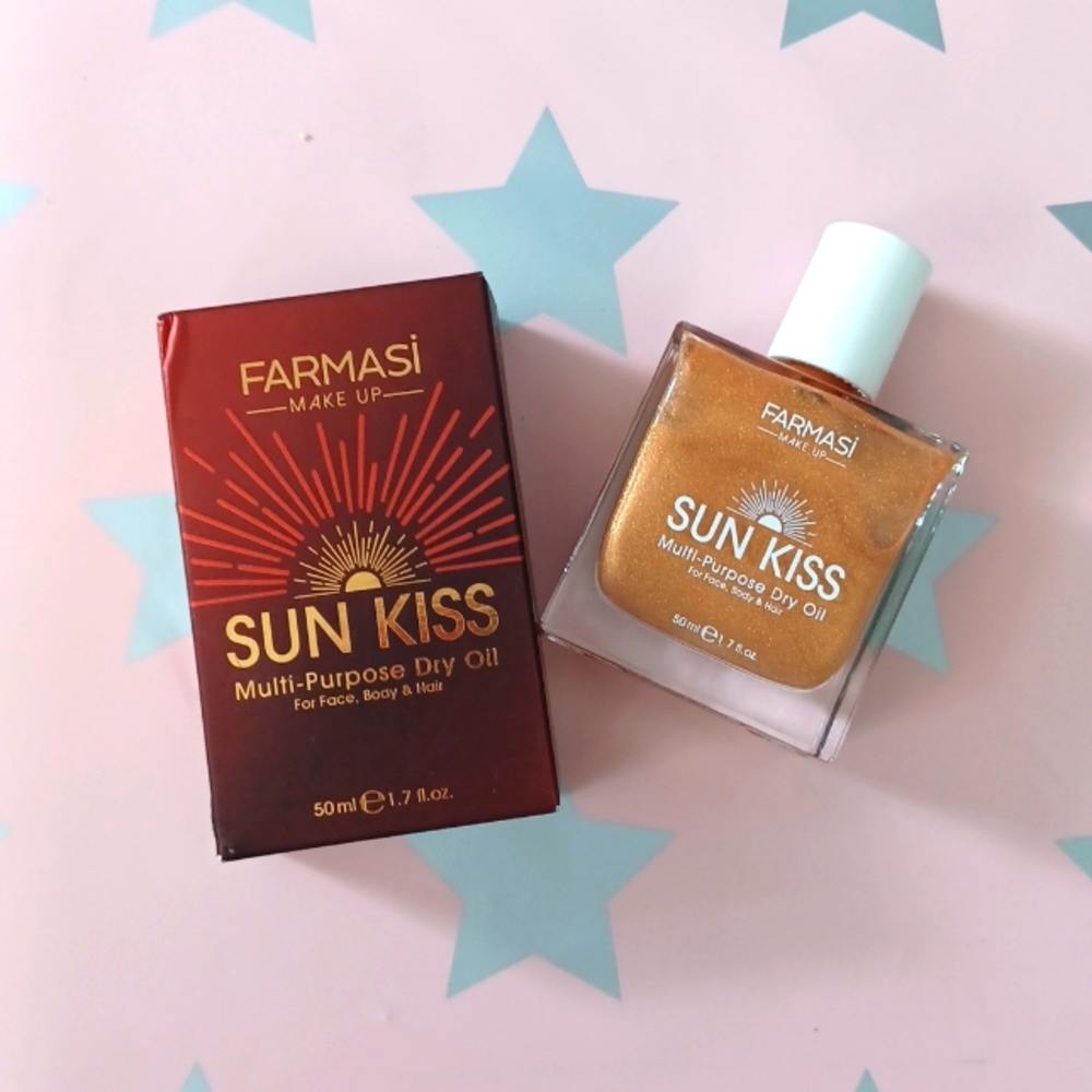 Dry shimmer oil